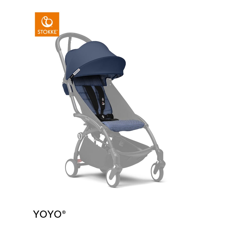 Image of Stokke® YOYO® Rivestimento colorato 6+ Air France Blue059