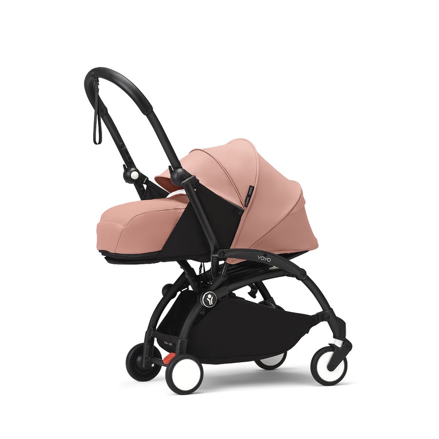 Image of Stokke® YOYO³ Passeggino con telaio nero incl. navicella 0+ Ginger059