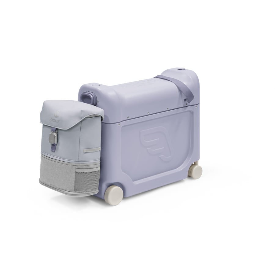 Image of JETKIDS™ BY STOKKE® Pack da viaggio BedBox™ Creamy Cappuccino con Crew BackPack™Arctic Blue059