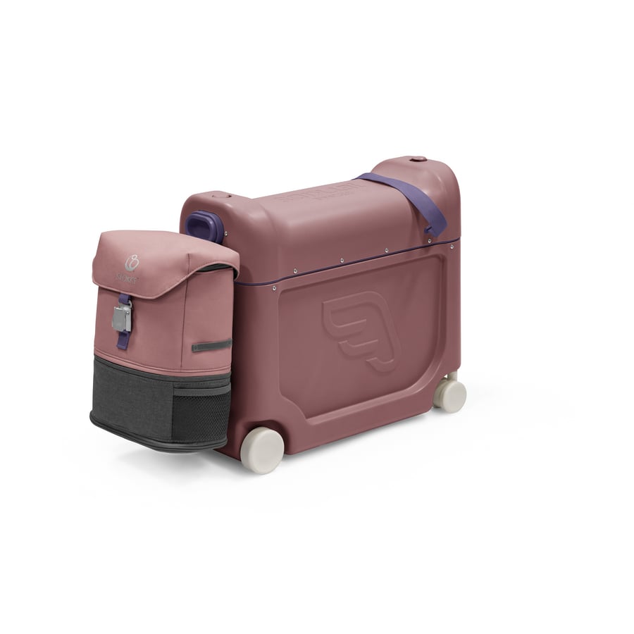 Image of JETKIDS™ BY STOKKE® Pack da viaggio BedBox™ Creamy Cappuccino con Crew BackPack™Hazy Lilac059