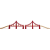 BRIO® WORLD Double pont suspendu pour circuit train bois 33683
