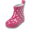 PLAYSHOES Girls Gummistövlar låga rosa med prickar PVC fria