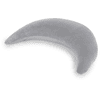 THERALINE Plüschmond Mikroperlenfüllung Farbe grau