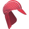PLAYSHOES lipallinen hattu (UV-suoja), punapilkullinen