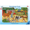 Ravensburger Rahmenpuzzle - Glückliches Bauernhofleben 15 Teile