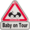REER "Baby on Tour" -kyltti autoon