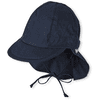 STERNTALER cappello a visiera con protezione del collo blu scuro