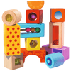 Eichhorn Briques enfant sonores Color, bois, 12 pièces