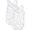 SANETTA Baby bodysuits til under armene hvid -dobbeltpakke-