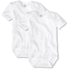 Sanetta Body enfant manche 1/4 blanc, lot de 2