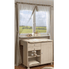Be Be Be 's Collection gardin 2 öglor vardera 100 x 150 cm Little Princess ecru/rosa
