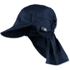 Sterntaler gorra de picos con protección de cuello azul marino
