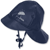 Sterntaler Chapeau de pluie enfant protège-nuque bleu marine