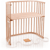 babybay Łóżeczko dostawne do łóżek kontynentalnych surowe drewno kolor naturalny