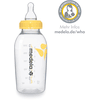 MEDELA Flaska för bröstmjölk 250ml med dinapp M, långsamt flöde 