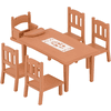 SYLVANIAN FAMILIES Eetkamer tafel set