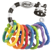 playgro Anillo de dentición cadena de cascabel Zebra 9 uds.