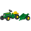 rolly®toys Trattore giocattolo rollykid John Deere con rimorchio rollyKid 012190