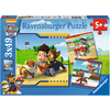 RAVENSBURGER Puzzle 3x49 elementów Paw Patrol: pieski