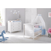 Pinolino Chambre bébé duo lit commode Smilla large bois 70x140 cm