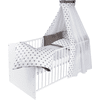 Schardt Komplettbett Classic White Big Stars grau 70 cm x 140 cm 