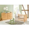 Pinolino Chambre bébé duo lit commode Natura bois extra large 70x140 cm