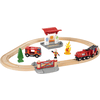 BRIO® WORLD Holzeisenbahn Bahn Feuerwehr Set 33815