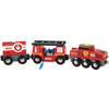 BRIO® WORLD Holzeisenbahn Feuerwehr-Löschzug 33844