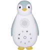 ZAZU Zoe - Caja musical pingüino Bluetooth con luz de noche azul