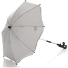fillikid Ombrellino parasole con base ovale, argento/bianco