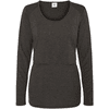 mama licious Omzettingslongsleeve mouwen van donkergrijs gemêleerd donkergrijs melange