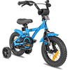 PROMETHEUS BICYCLES® BLUE HAWK Lasten pyörä 12", sininen & musta, alk. 3-vuotiaille, apurattailla