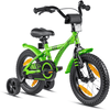 PROMETHEUS BICYCLES® HAWK Kinderfahrrad 14" , Grün-Schwarz mit Stützrädern