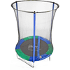 blomme trampolin, Junior, med sikkerhedsnet, 140 cm