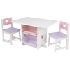 KidKraft ® Sittegruppe for barn hjerter hvit / rosa