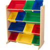 KidKraft® Aufbewahrungssystem in Primärfarben 12 Kisten
