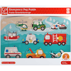 Hape Puzzle véhicules prioritaires 10 pièces E1406