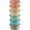 nip ® Caja snack de color con tapa 6 piezas 