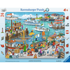 Ravensburger Frame puzzle - Jeden den v přístavu, 24 kusů