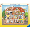 Ravensburger Puzzle à cadre - vue dans la maison, 30 pièces