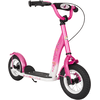 bikestar Kinderroller 10" Classic, pink/weiß