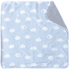roba hrací deka 80 x 80 cm malé obláčky modrá