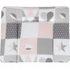 roba Materassino fasciatoio soft Happy Patch rosa 85 x 75 cm