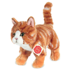 Teddy HERMANN® Katze stehend rot getigert, 20 cm