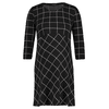 SUPERMOM Vestido de maternidad Easy Grid Negro