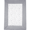 Alvi® Couverture d'éveil étoiles gris argenté exclusif, 100x135 cm