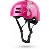 PROMETHEUS BICYCLES Cyklistická přilba S 53-55 cm, růžová / bílá