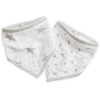 aden® Bandana Lätzchen dusty grau 2er Pack