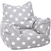 knorr toys® Kindersitzsack, stars white
