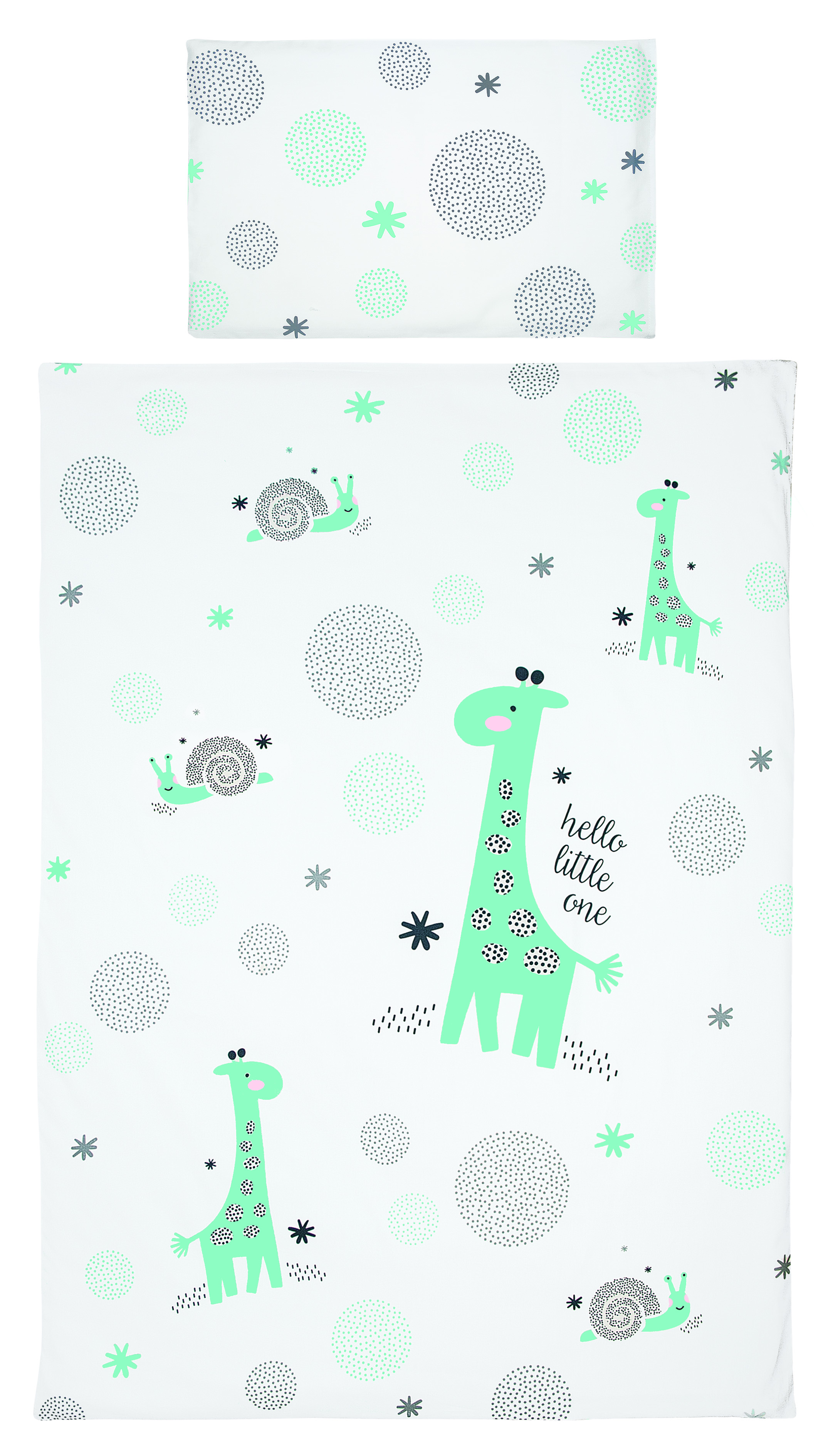 bebe-jou® design Bettwäsche Hello little one mint 100x135cm